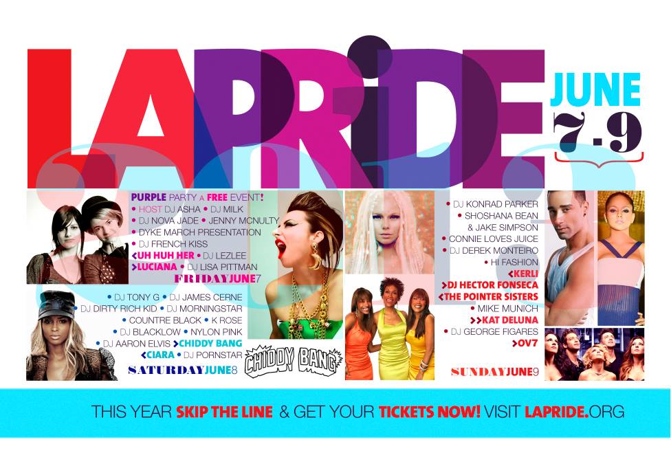 La Pride Line Up