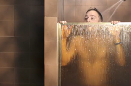 Olly Murs in the shower, Naked 2012