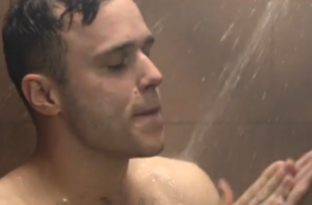 Olly Murs in the shower, Naked 2012