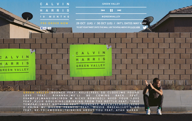Calvin Harris 18 Months Site