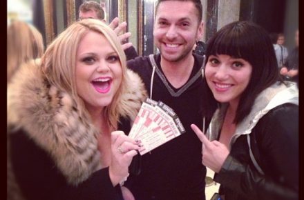 Tickets in hand at Jonas Brothers Pantages Theater Hollywood