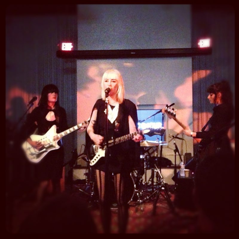 The Dum Dum Girls at Sonos Sound Studios Sping Magazine Buzz Media