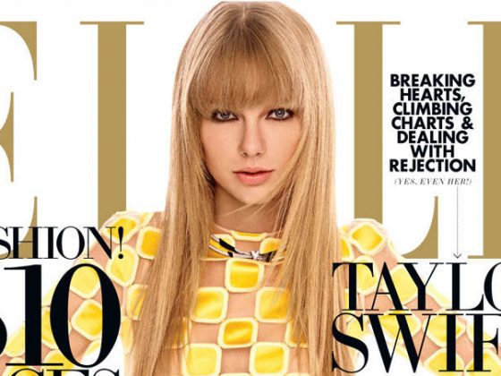Taylor Swift Elle March Cover Banner
