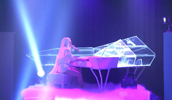 Lady Gaga ARTPOP The Tonight Show Piano