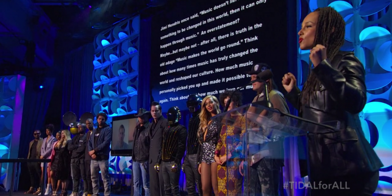 Tidal Press Conference