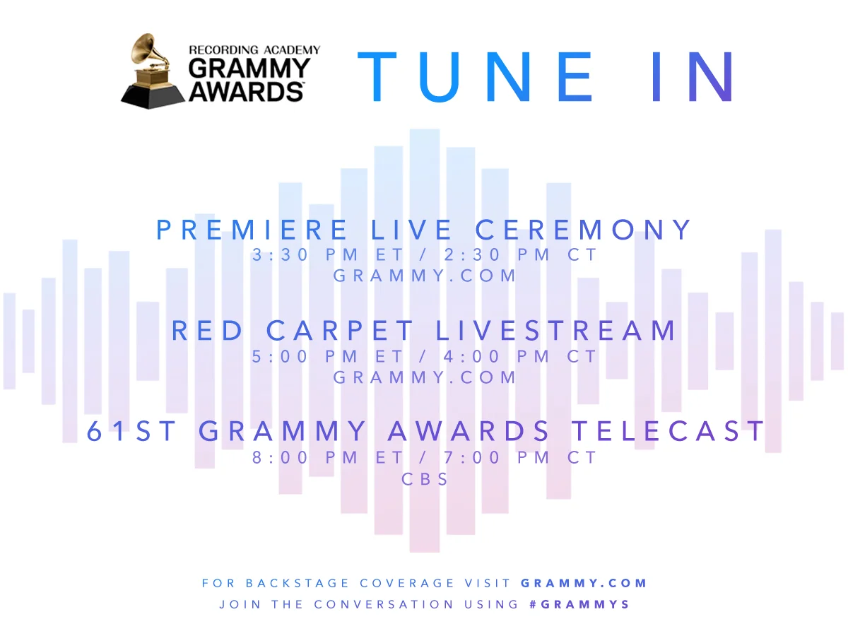 2019 grammys awards tune in